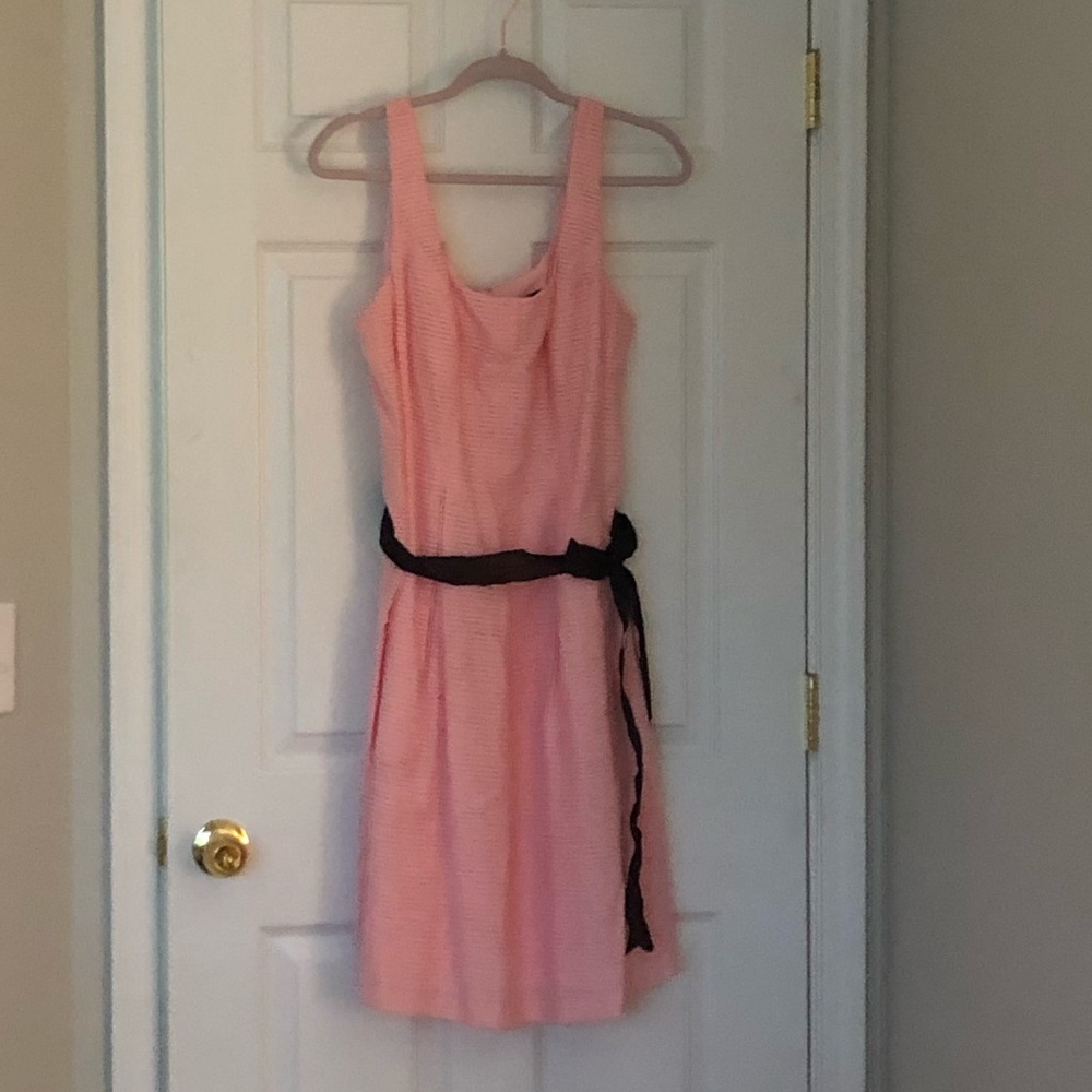 Pink tea dress